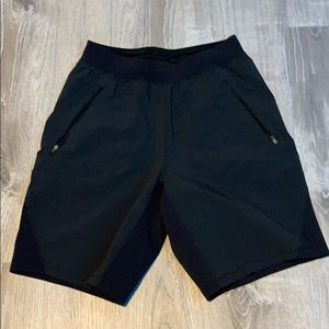 Lululemon Black linerless shorts 9”